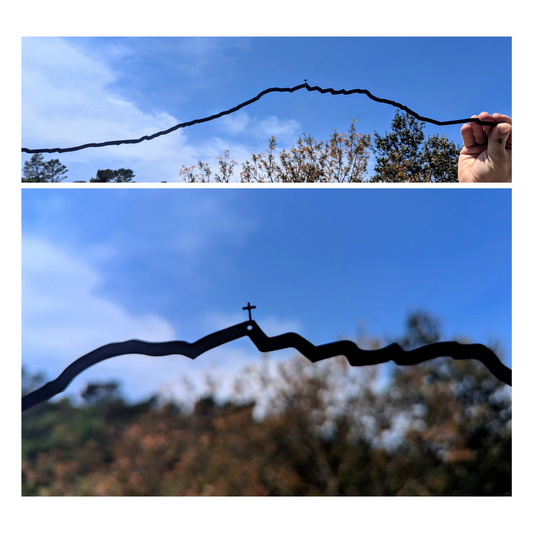 Montagne Sainte-Victoire – Décoration murale métal